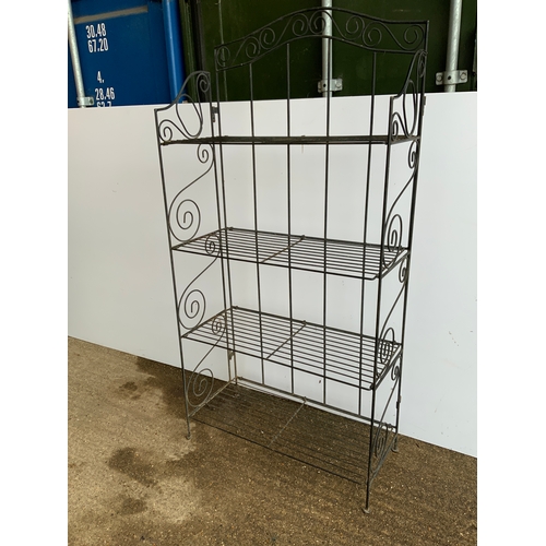 65 - Folding Metal Shelves