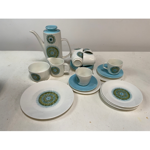 536 - Retro Meakin Coffee Set