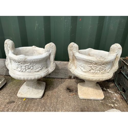 167 - Pair of Urn Style Planters