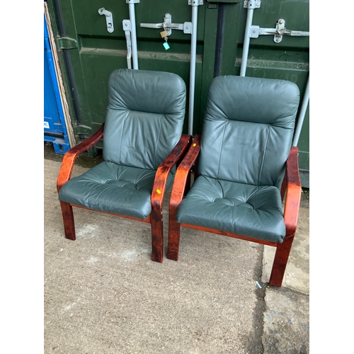 170 - Pair of Leather Chairs