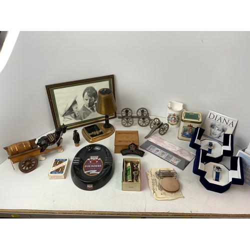 389 - Memorabilia - Courage Brewery and Diana Princess of Wales etc