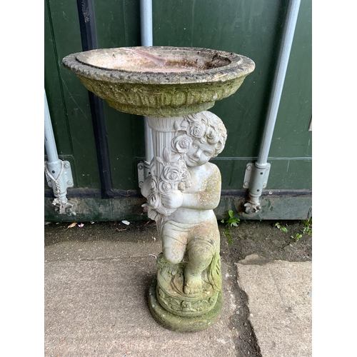 57 - Concrete Garden Bird Bath