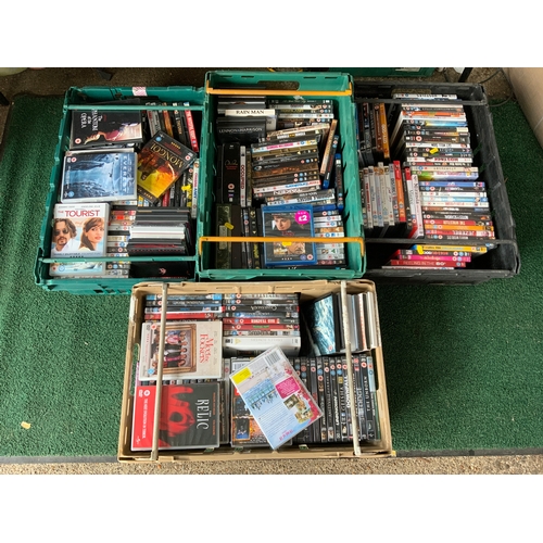 544 - 4x Crates of DVDs - Crates Not Included