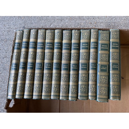 190 - Social England Edited by Traill & Mann 1895 - 12 Volumes