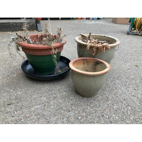 32 - Glazed Planters