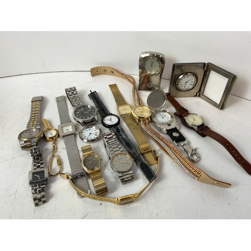 690 - Collection of Watches and Miniature Clocks