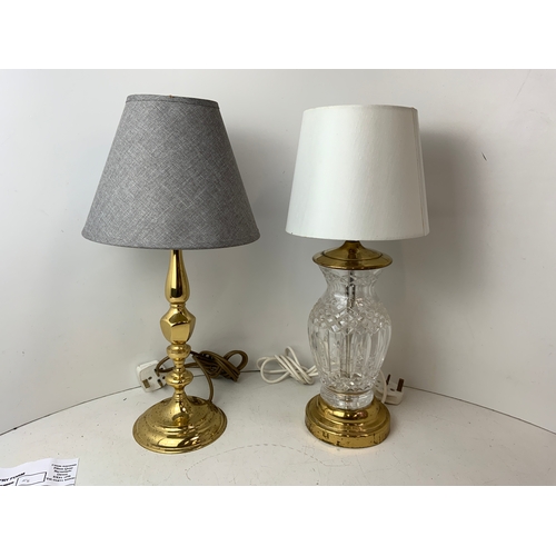 144 - 2x Vintage Table Lamps