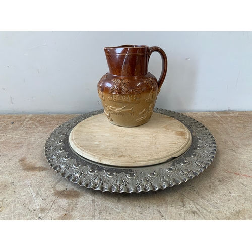 151 - Harvest Jug and Bread Board