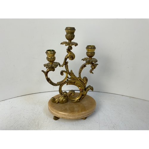 783 - Brass Sconce on Base