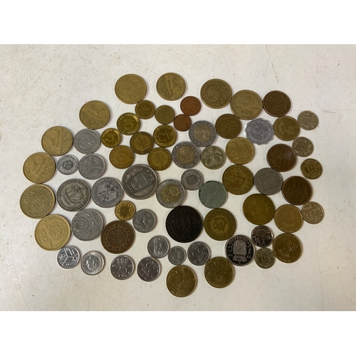 614 - Selection of Foreign Coins