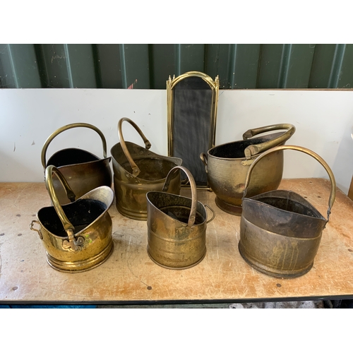 134 - Collection of Coal Buckets etc