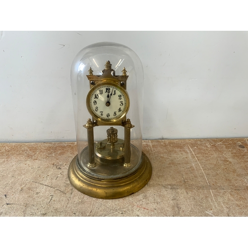 648 - Brass Domed Clock