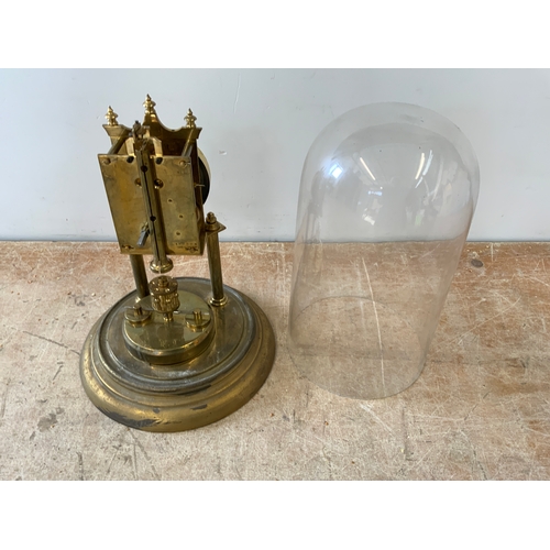 648 - Brass Domed Clock