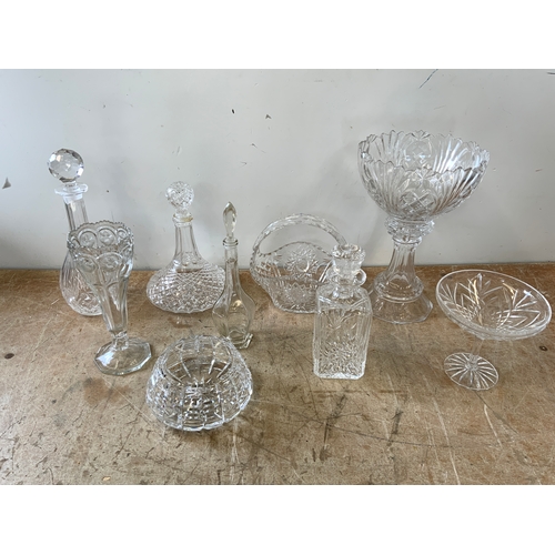 167 - Glassware - Decanters etc