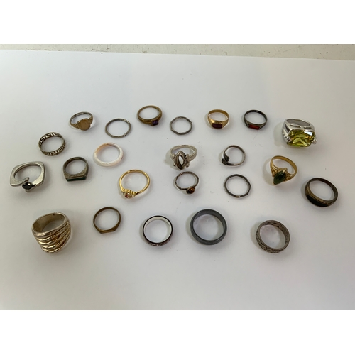 628 - Selection of Rings - Some Gold