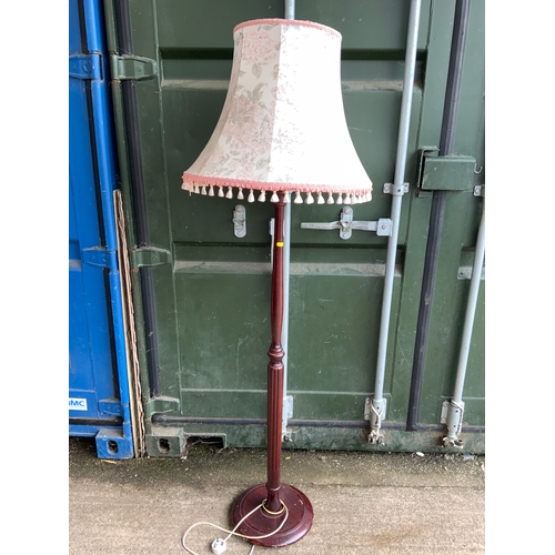 607 - Standard Lamp and Shade