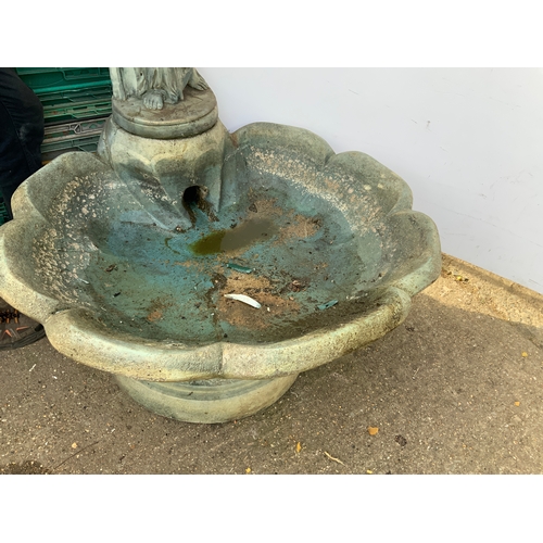 100B - Reconstituted Stone Large Garden Water Feature - 150cm High