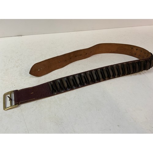 612 - Leather Cartridge Belt