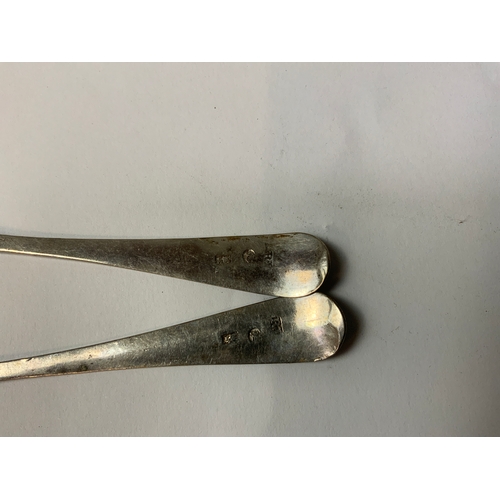 645 - 2x Silver Teaspoons