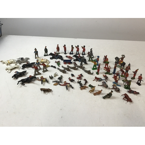 664 - Lead Soldiers/Figurines etc