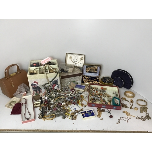 634 - Costume Jewellery and Boxes etc