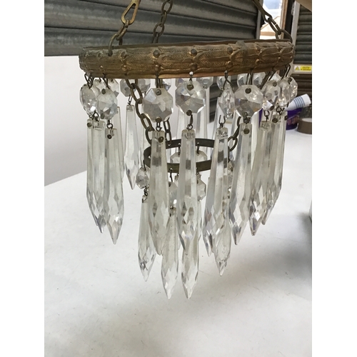 604 - Small Vintage Chandelier