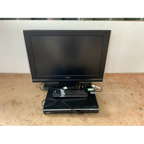 162 - Humax TV and Toshiba DVD Player