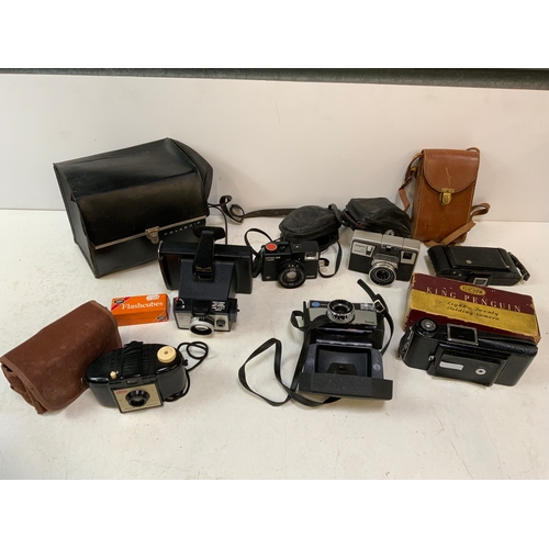 173 - Selection of Vintage Cameras