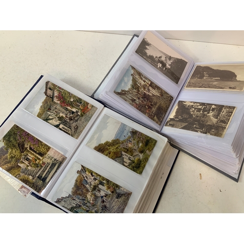 647 - 2x Albums of Clovelly Postcards