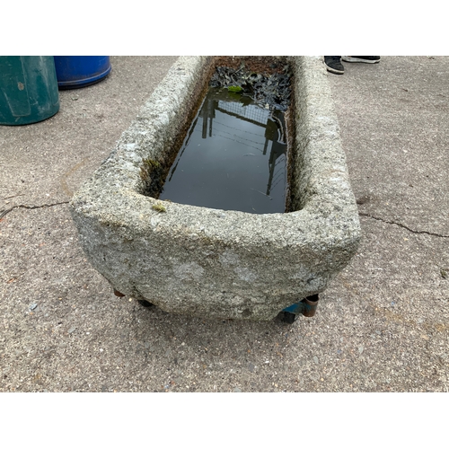 30B - Granite Trough - 123cm  Buyer to arrange collection and loading