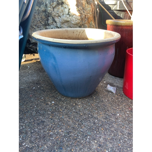 156 - Large Glazed Planter