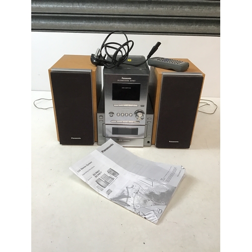 201 - Panasonic CD Stereo System with Remote