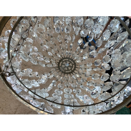 416 - Glass Lustre Light Shade