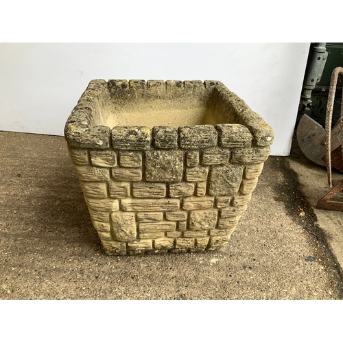 115A - Concrete Garden Planter - Brick Form