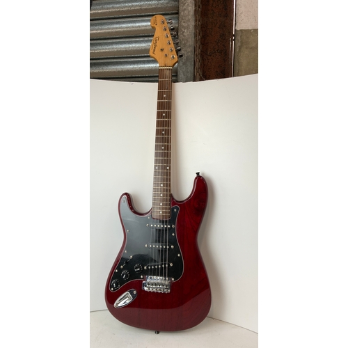 121 - Tanglewood Strat Style Left Handed Guitar