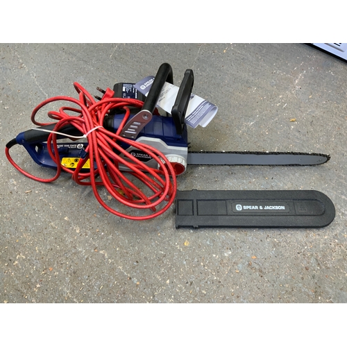 631A - Spear and Jackson Electric Chainsaw - as New