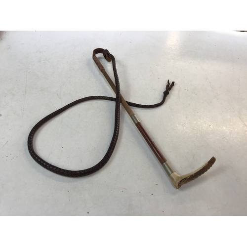 911A - Vintage Horse and Trap Riding Crop