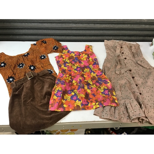 126A - Suitcase and Contents - Various Vintage Clothing