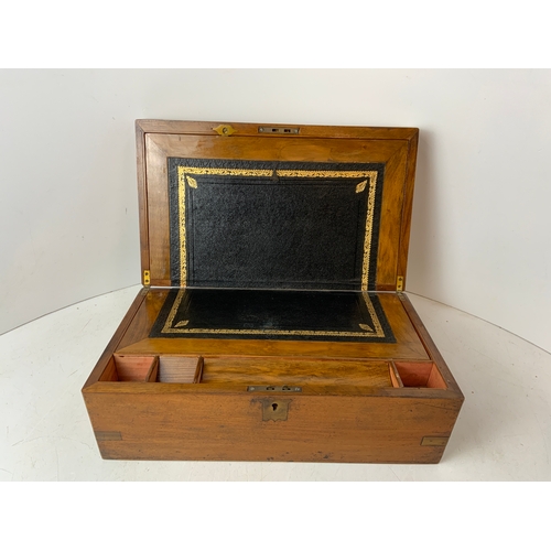 424 - Brass Bound Writing Box