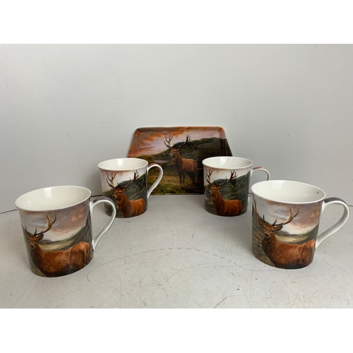 711 - Leonardo Stag Mugs - As New