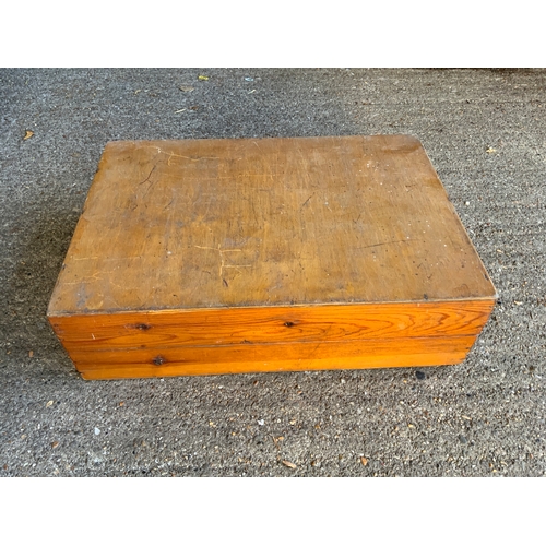 236 - Wooden Box and Contents