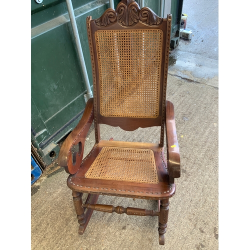 235 - Cane Seated Rocker