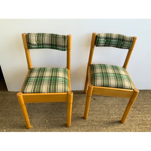 260 - 2x Reupholstered Dining Chairs