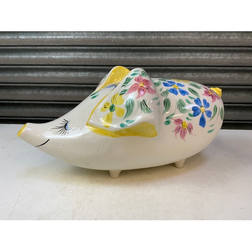 926 - Large Ceramic Pig Money Box