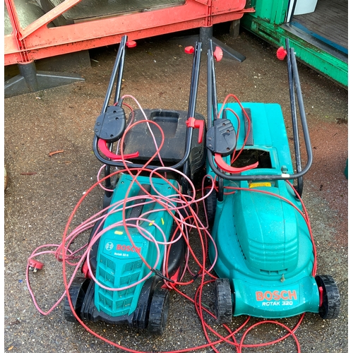 30A - 2x Bosch Electric Mowers