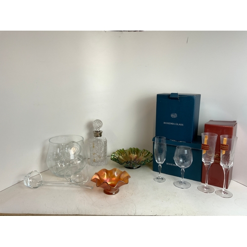 488 - Punch Set and Other Glassware