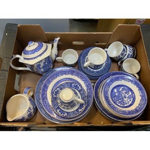 532 - Selection of Blue and White China