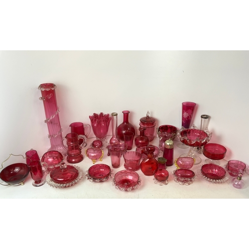 253 - Collection of Red Glass