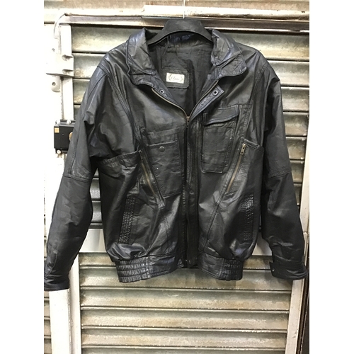 257 - Leather Jacket - Large