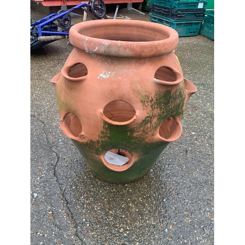 51A - Large Terracotta Strawberry Planter